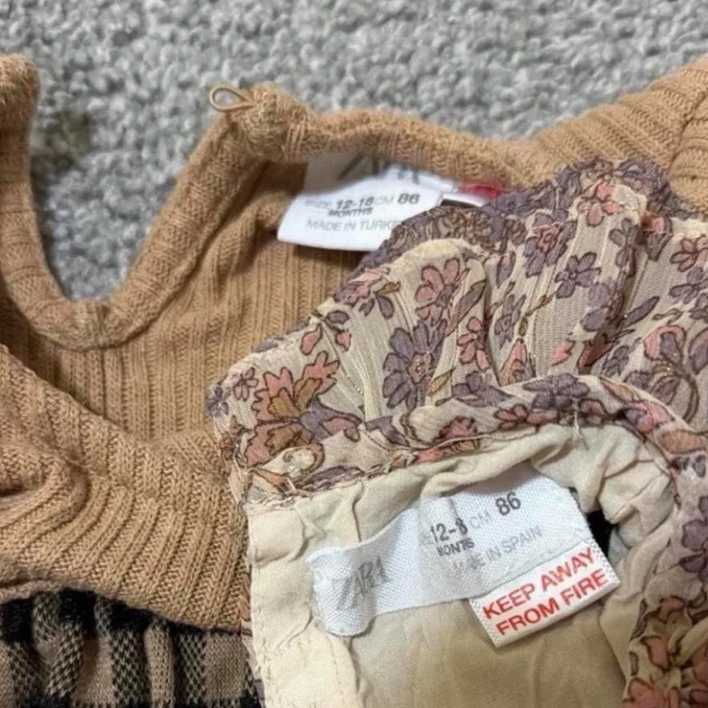 Plaid and Floral Baby Dresses